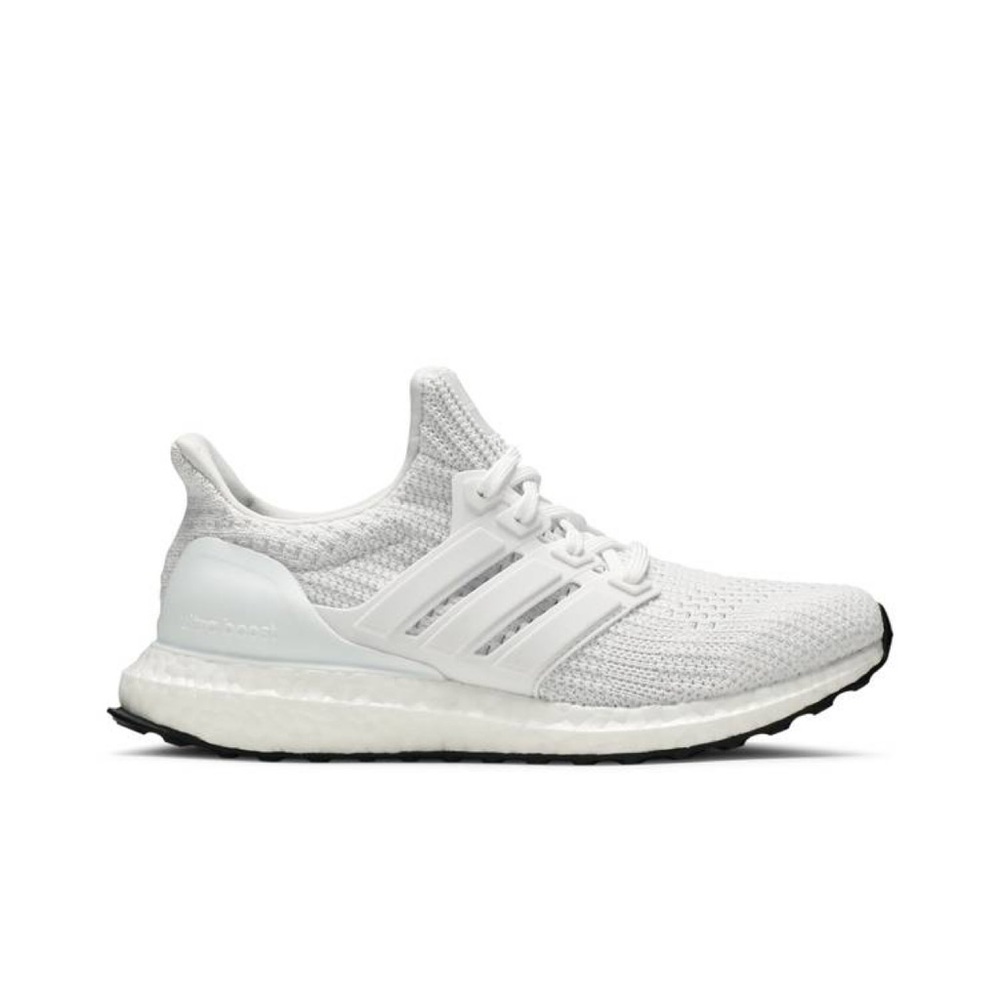 White Adidas Ultra Boost Shoes